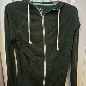 SO Perfect Green Zip-Up Hoodie